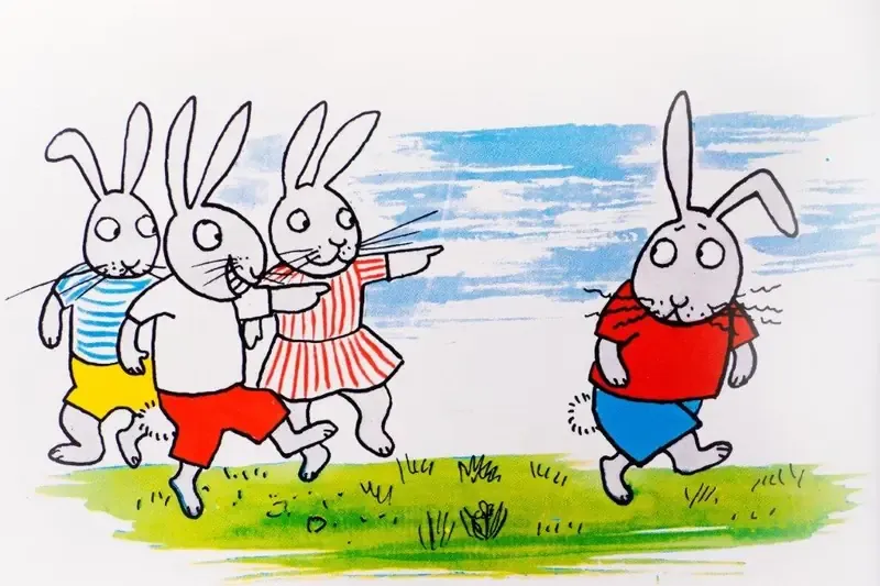 Hase wird gehänselt